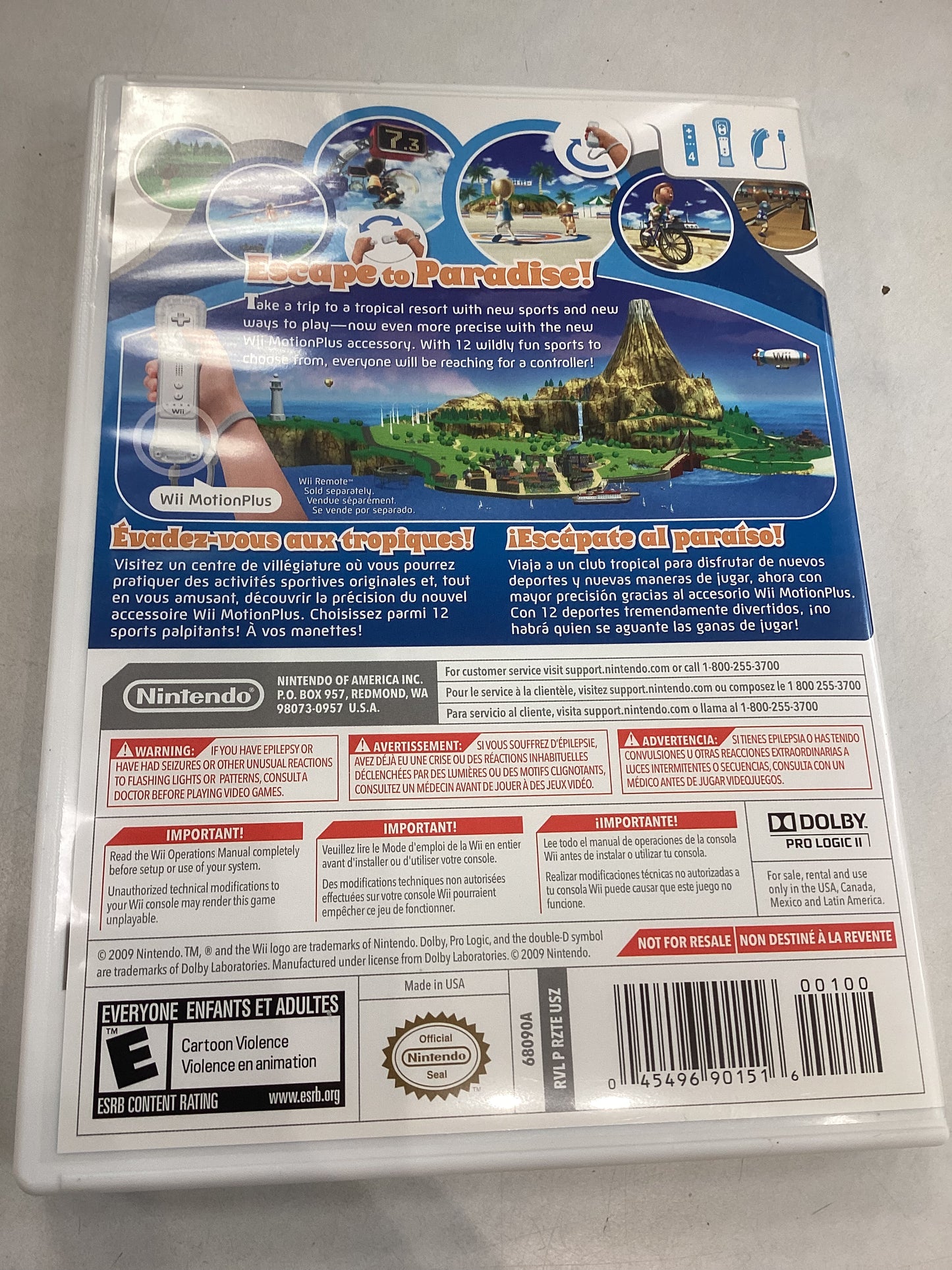 Wii Sport Resort -Wii- Used