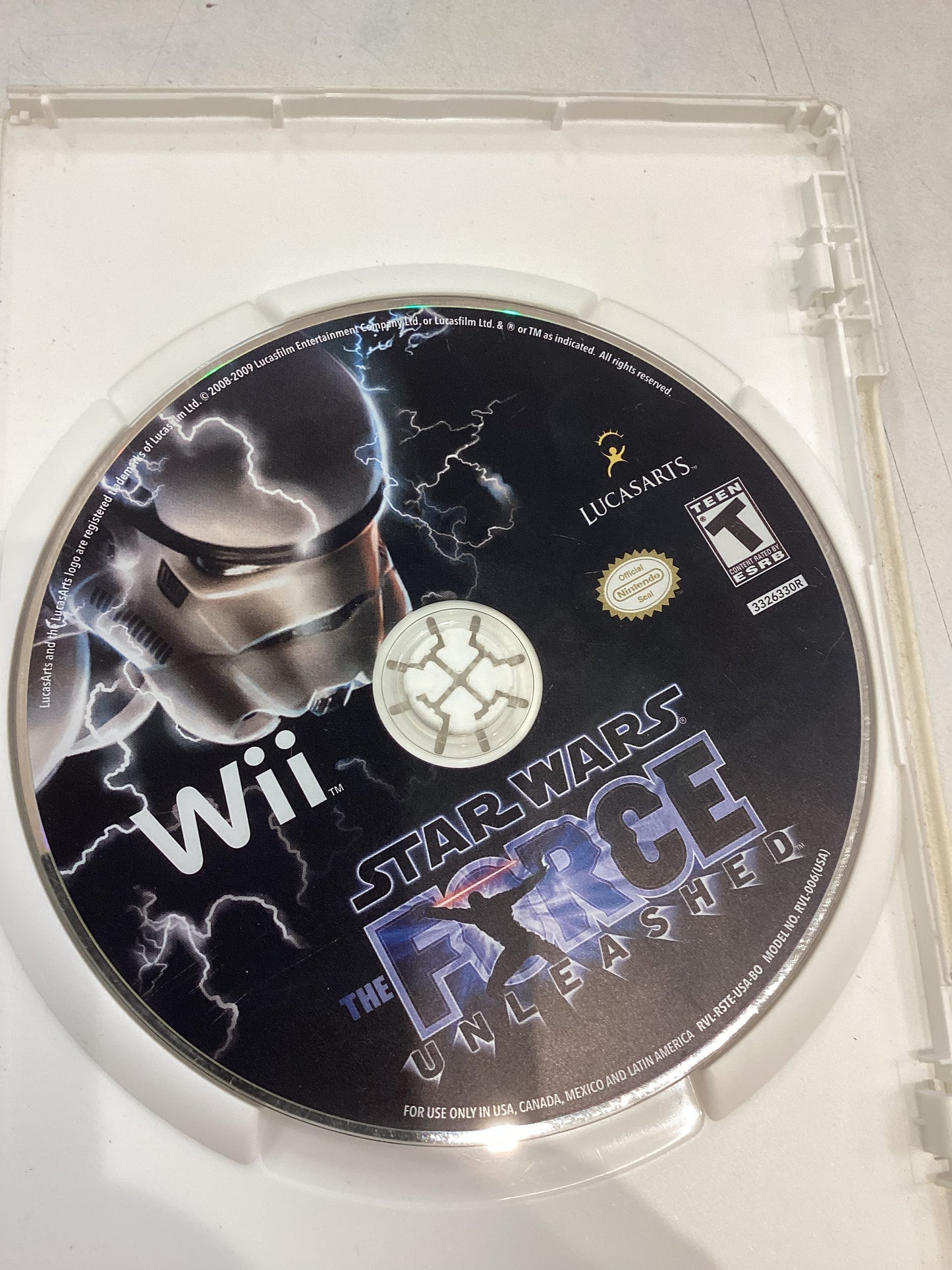 Star Wars The Force Unleashed -Wii- Used