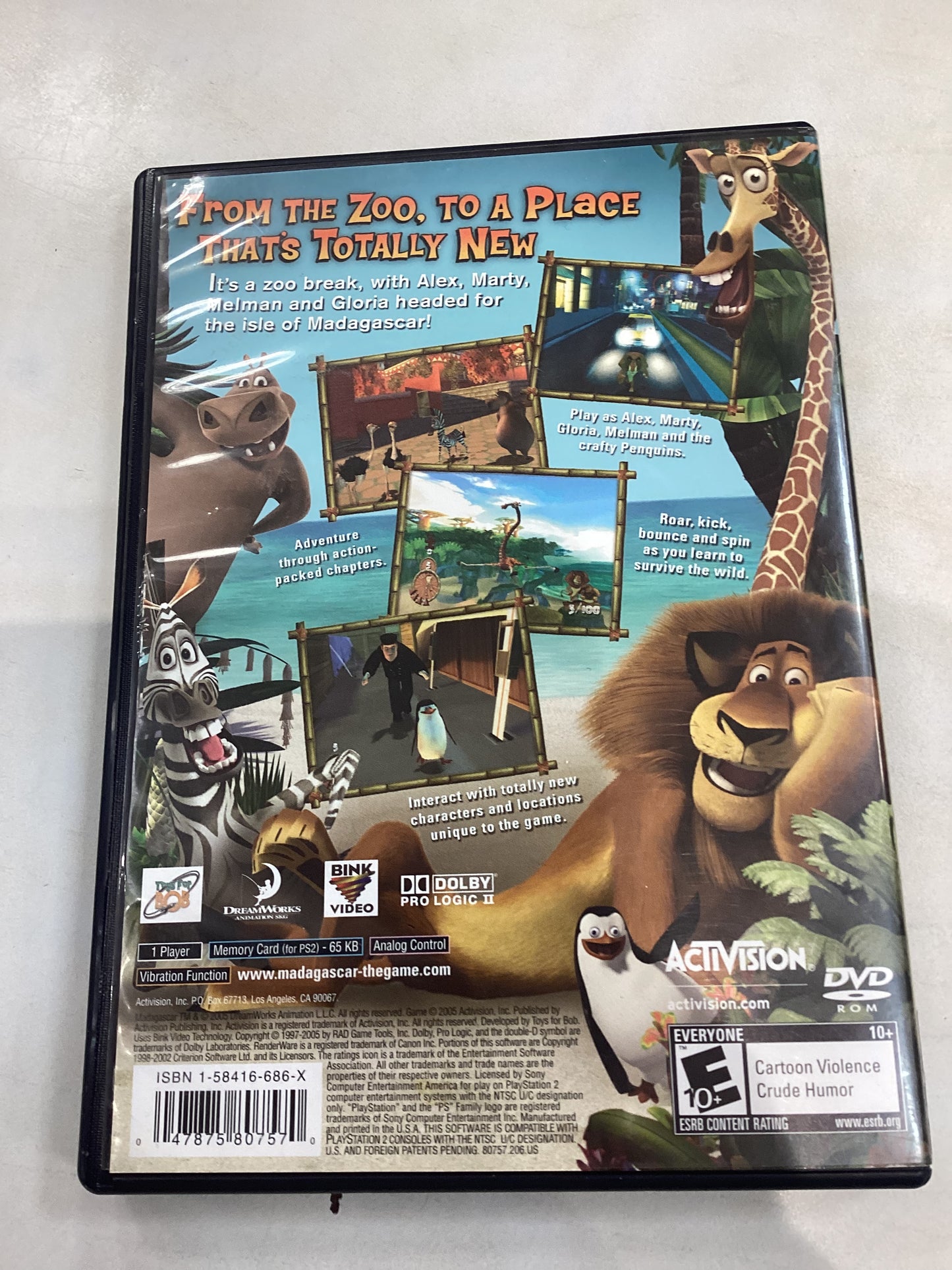 Madagascar -PS2- Used