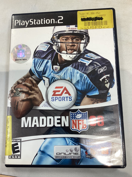 Madden 08 -PS2- Used