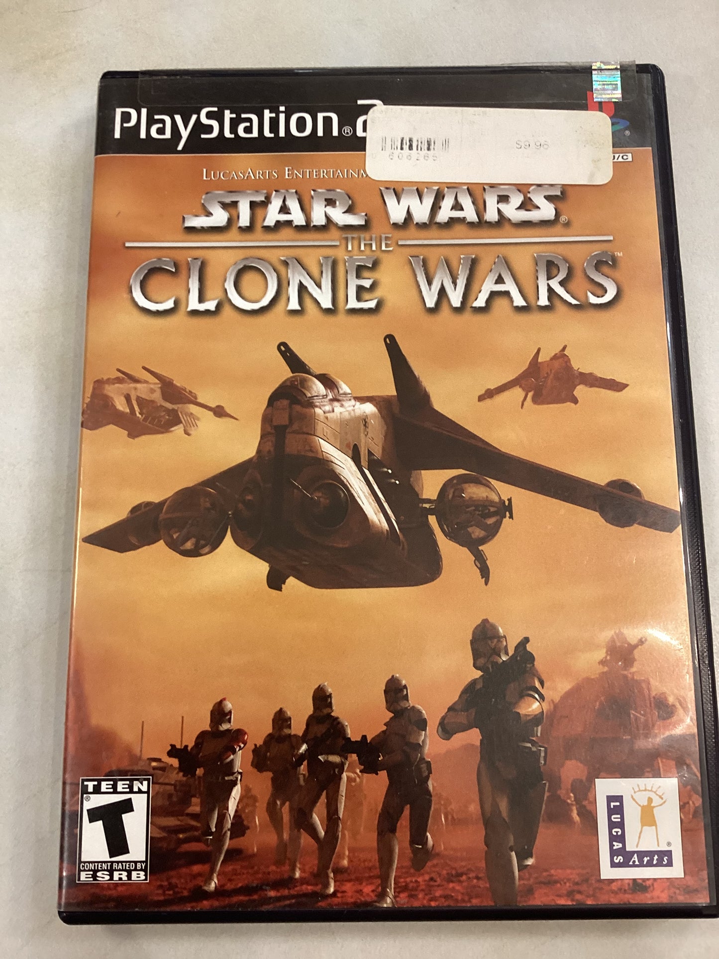 Star Wars the Clone Wars - PS2 Game - Used