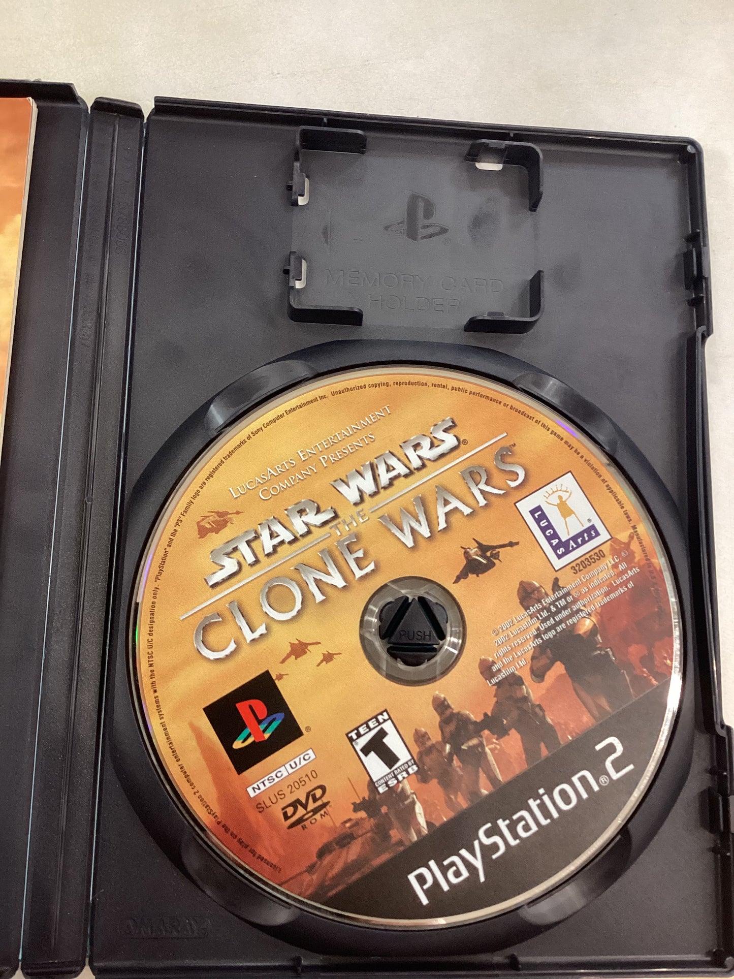 Star Wars the Clone Wars - PS2 Game - Used