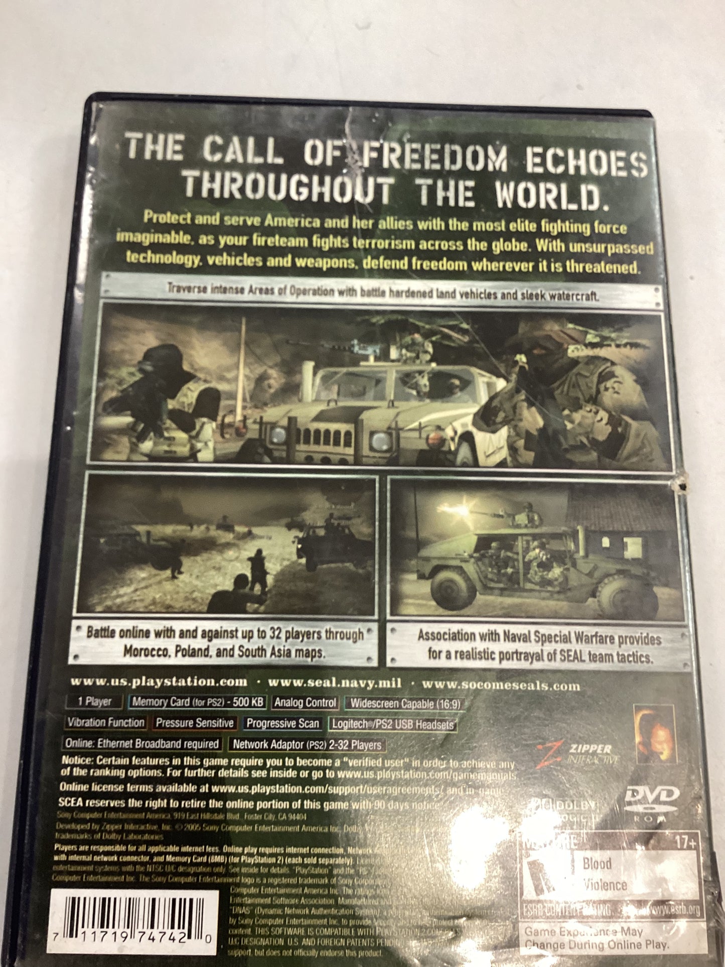 Socom 3; U.S. Navy Seals -PS2- Used