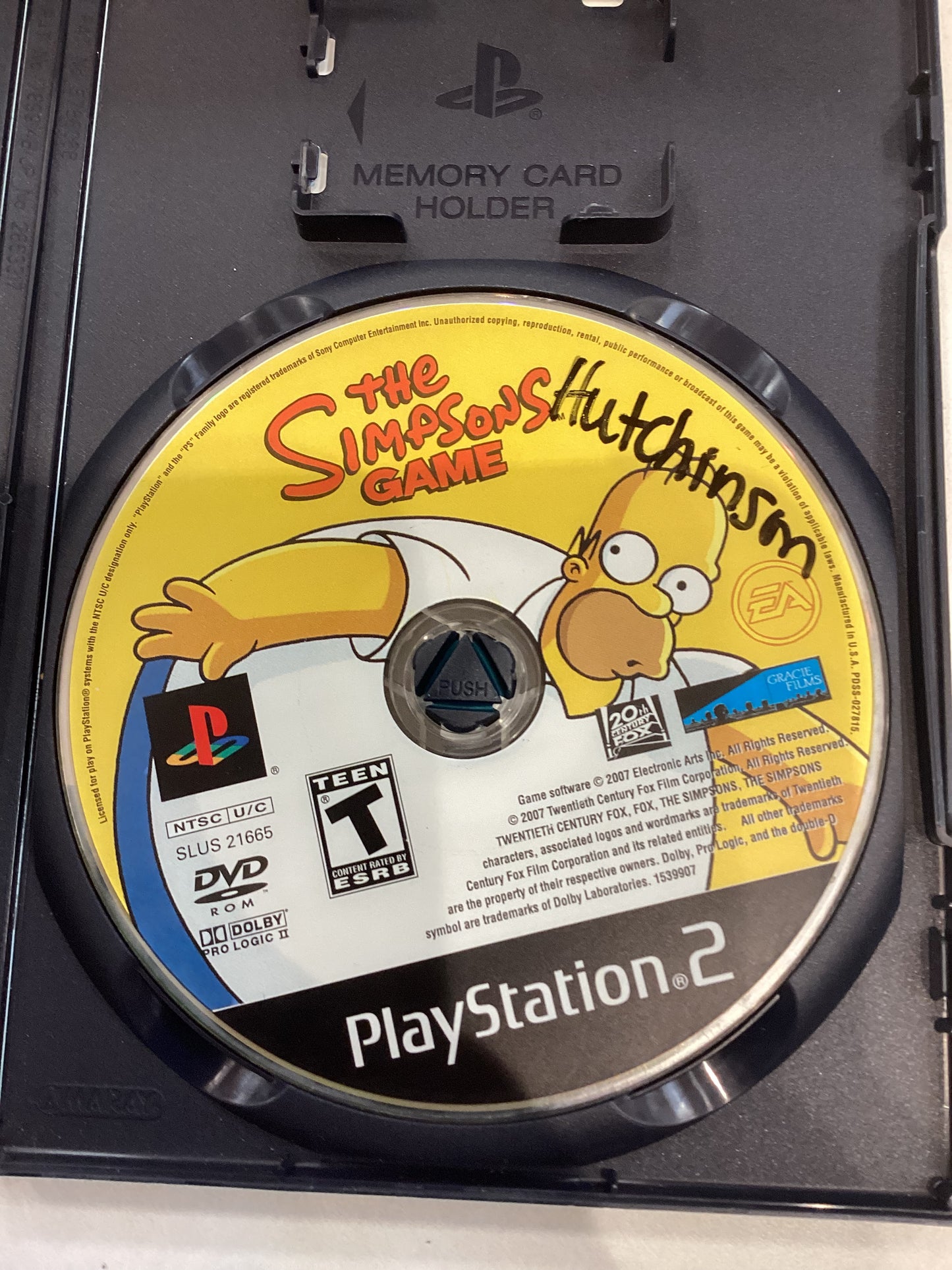 The Simpson’s Game -PS2- Used