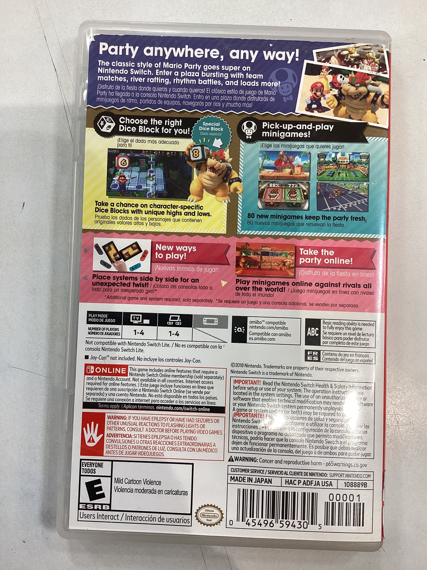 Super Mario Party -SWITCH- Used