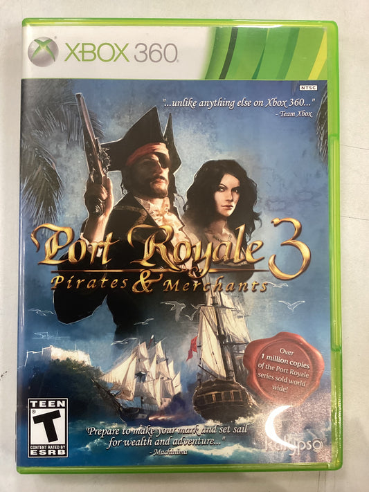 Port Royale 3; Pirates and Merchants -XB360- Used