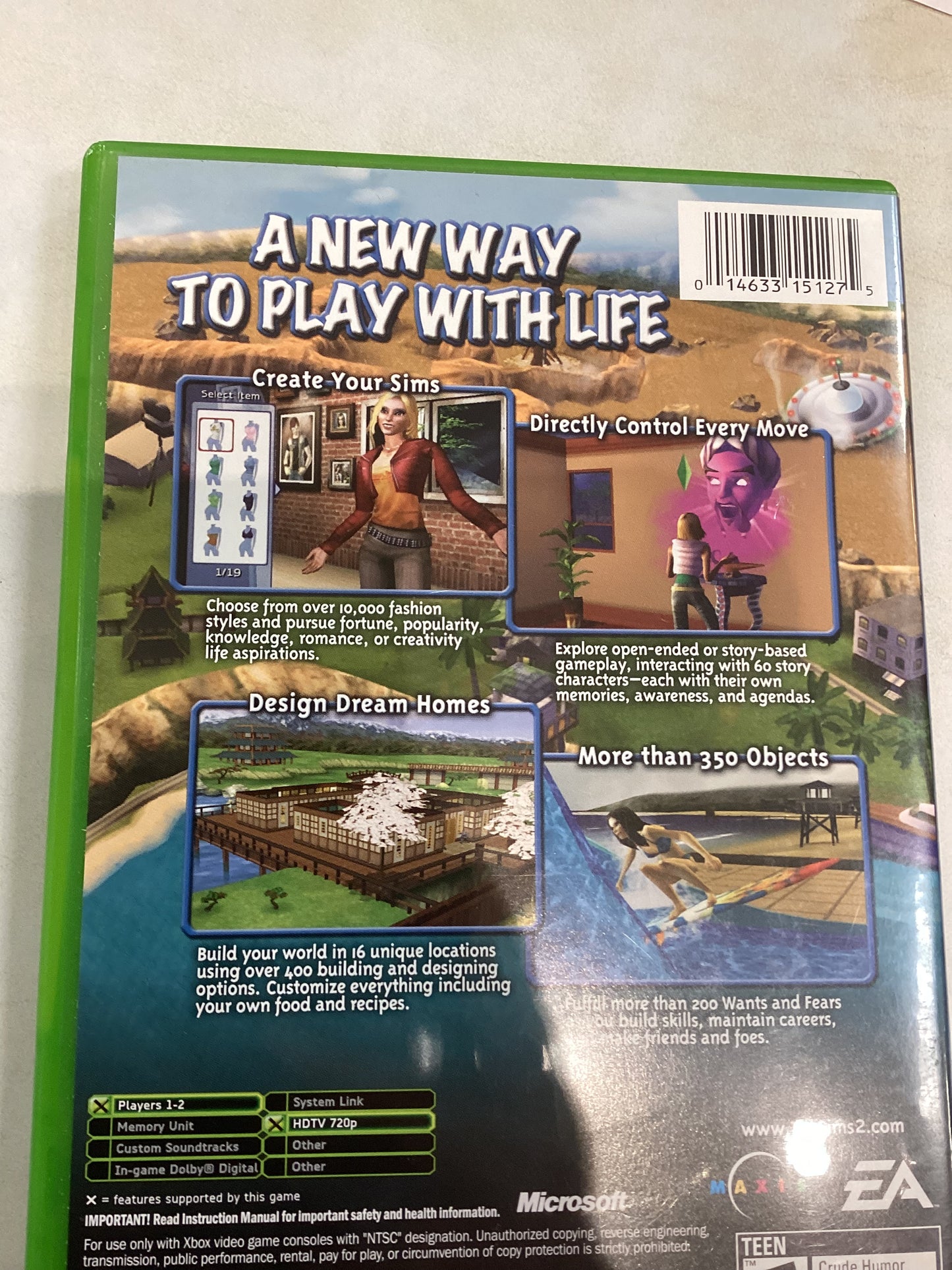 The Sims 2 -XBX- Used