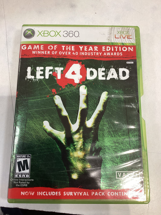 Left 4 Dead (Game of The Year Edition) -XB360- Used