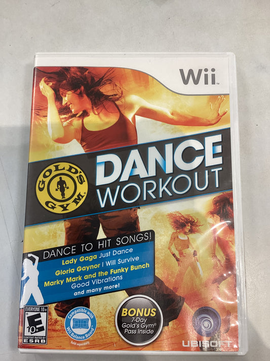 Gold’s Gym Dance Workout -Wii- Used
