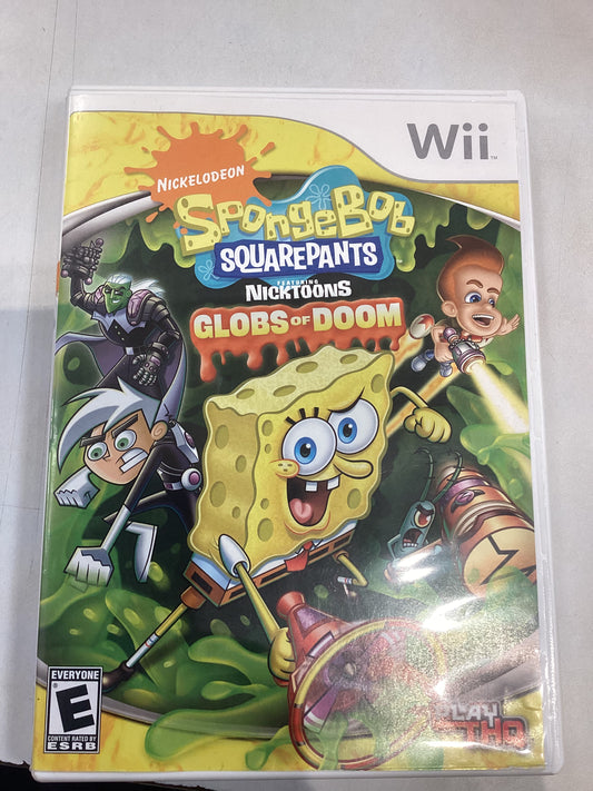 Spongebob Squarepants Globs of Doom -Wii- Used