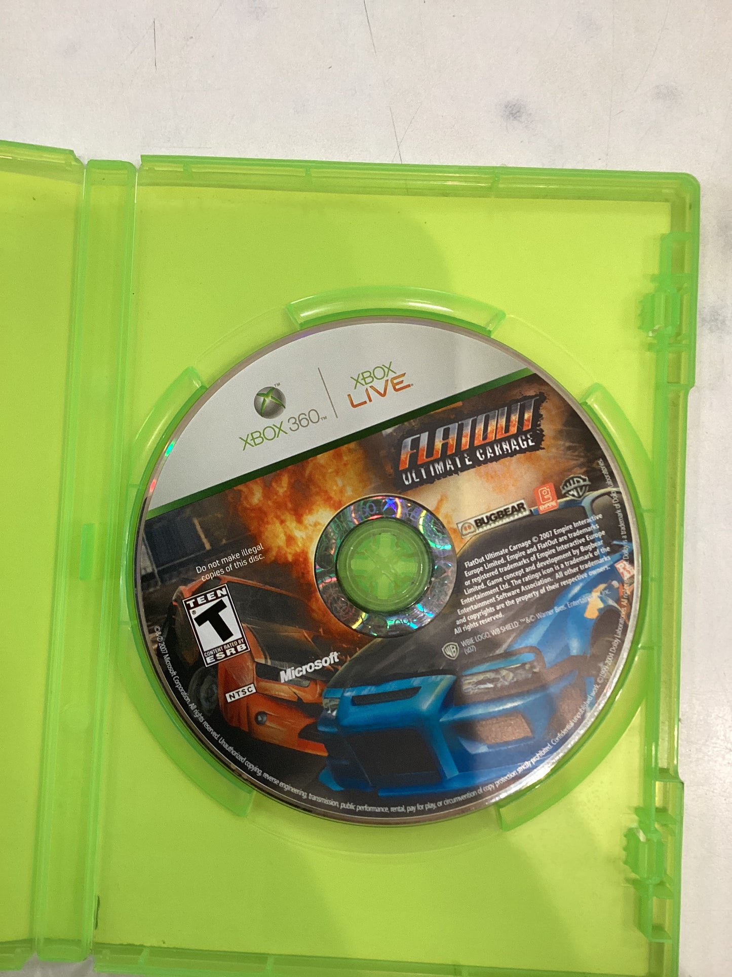 Flatout Ultimate Carnage -XB360- Used