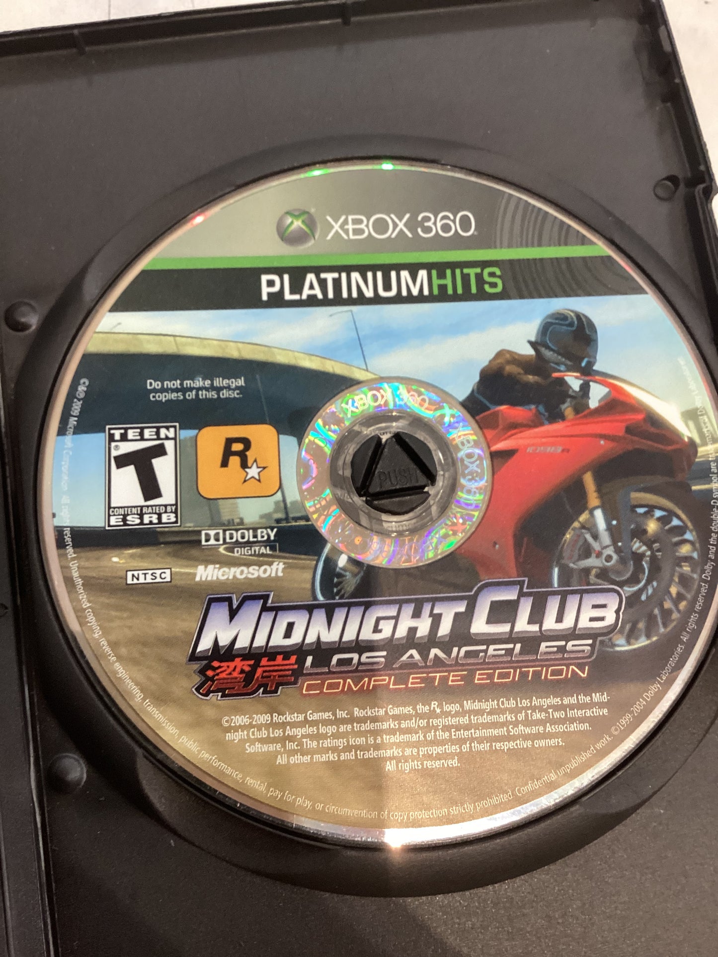 Midnight Club Los Angeles (Complete Edition) -XB360- Used