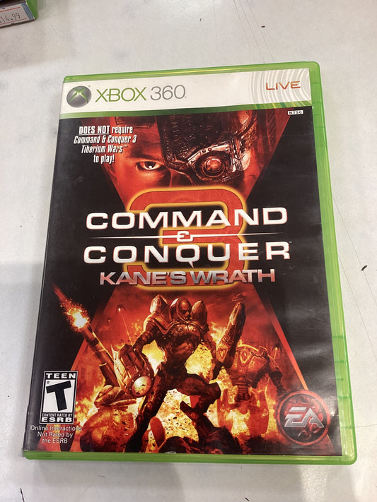 Command & Conquer Kane’s Wrath -XB360- Used