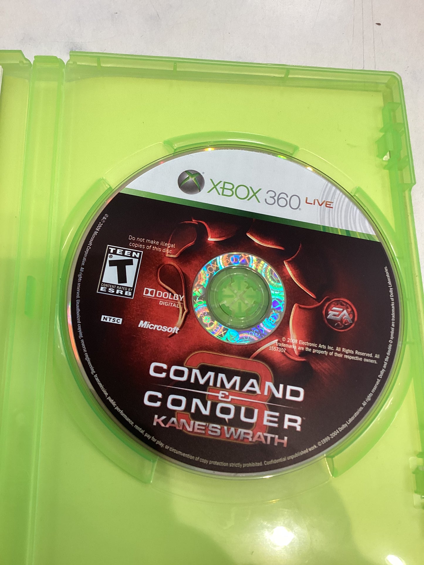 Command & Conquer Kane’s Wrath -XB360- Used