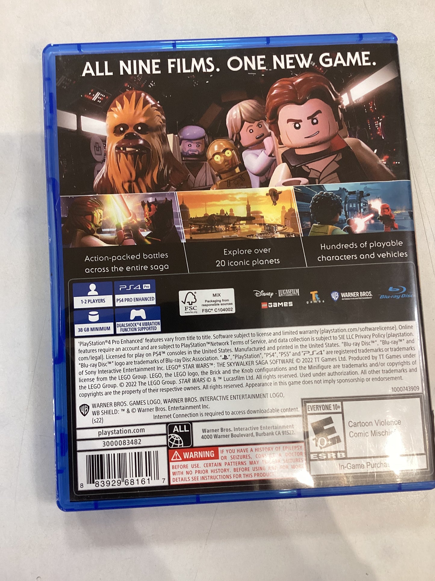 Lego Star Wars The Skywalker Saga -PS4- Used