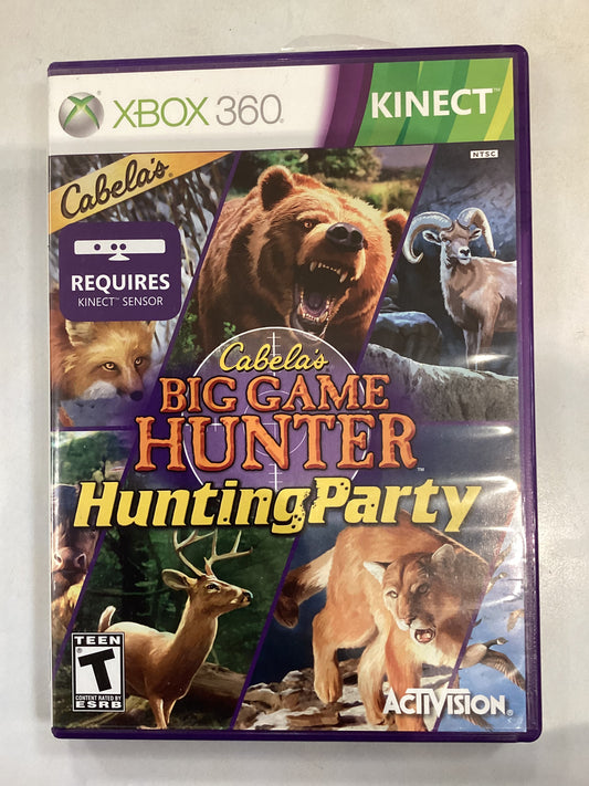 Cabela’s Big Game Hunter Hunting Party -XB360- Used