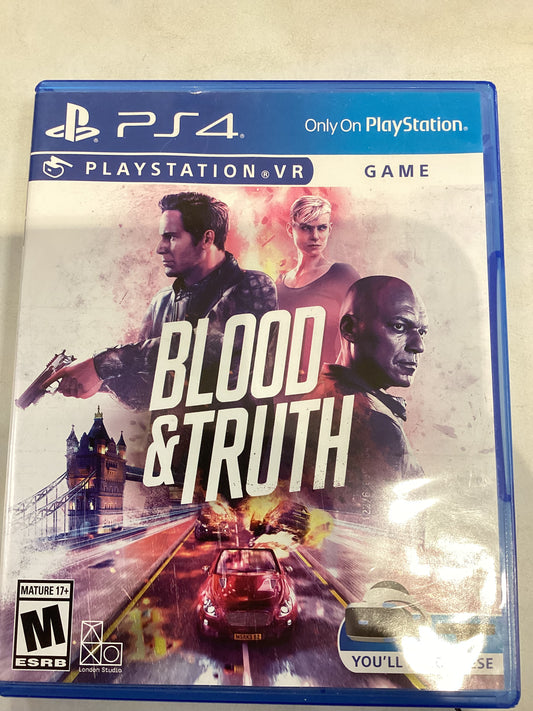 Blood & Truth -PS4- Used