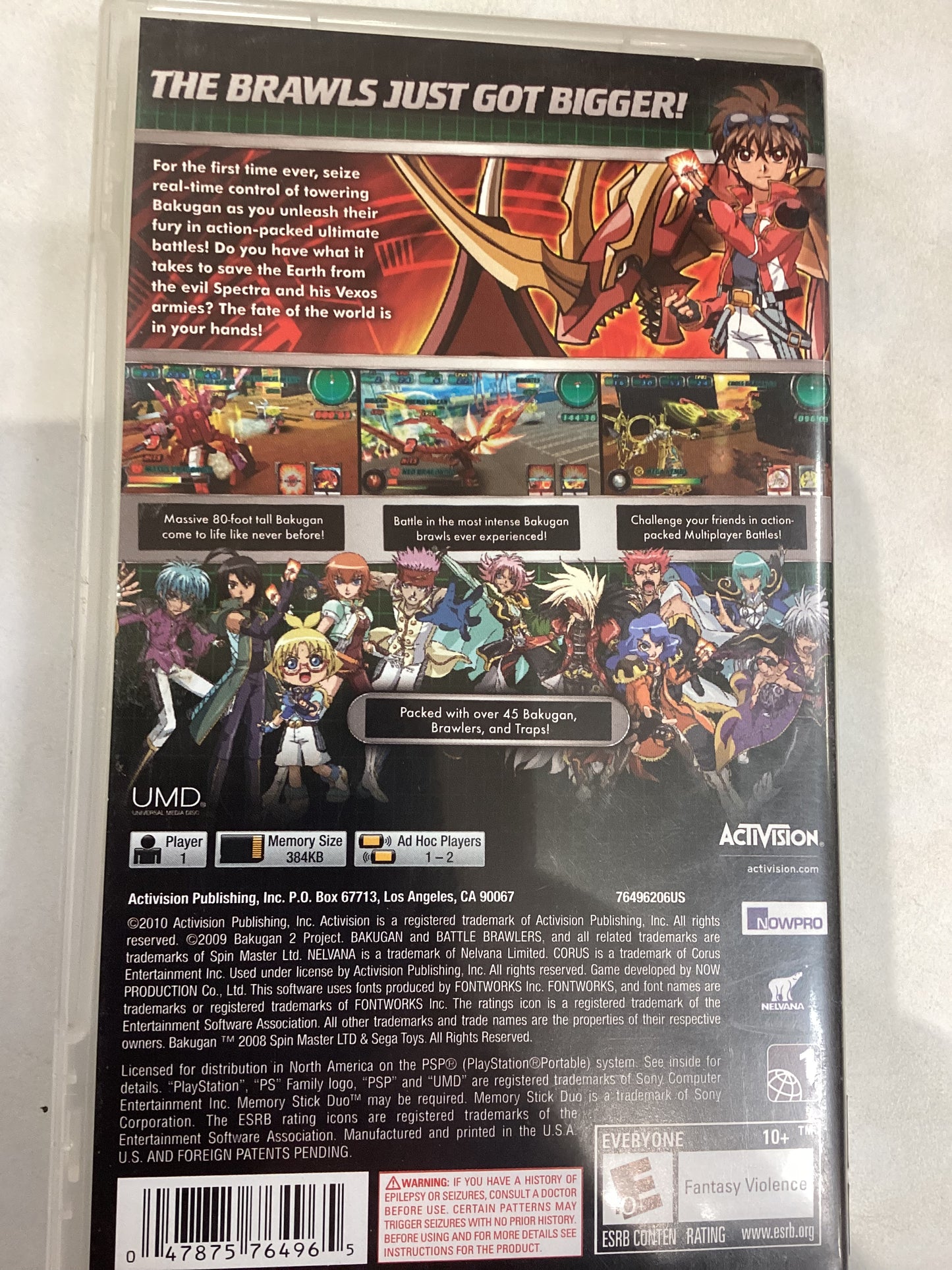 Bakugan Defenders of The Core -PSP- Used