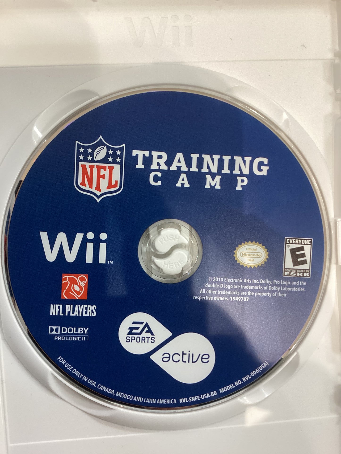 NFL Training Camp -Wii- Used