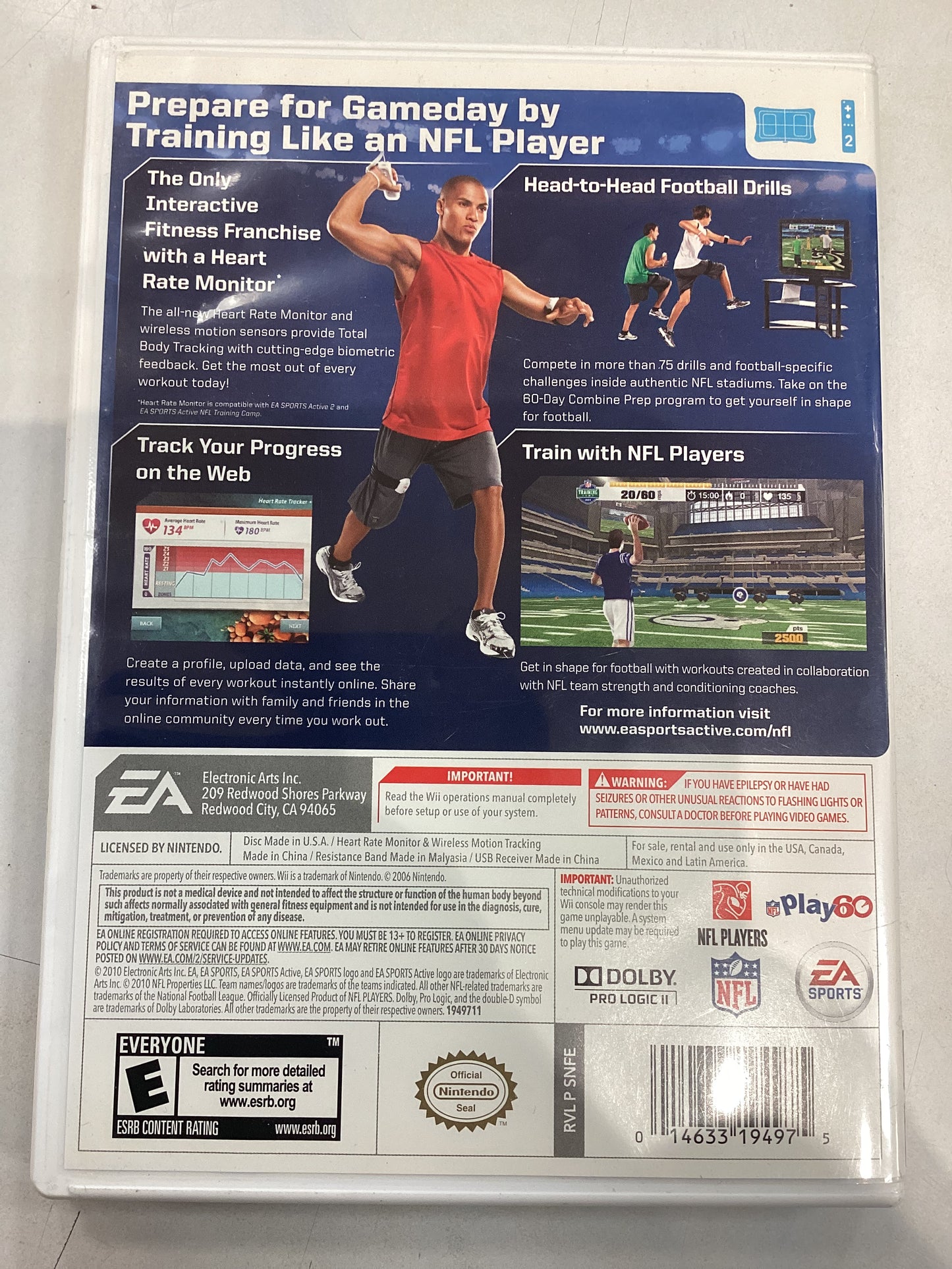 NFL Training Camp -Wii- Used