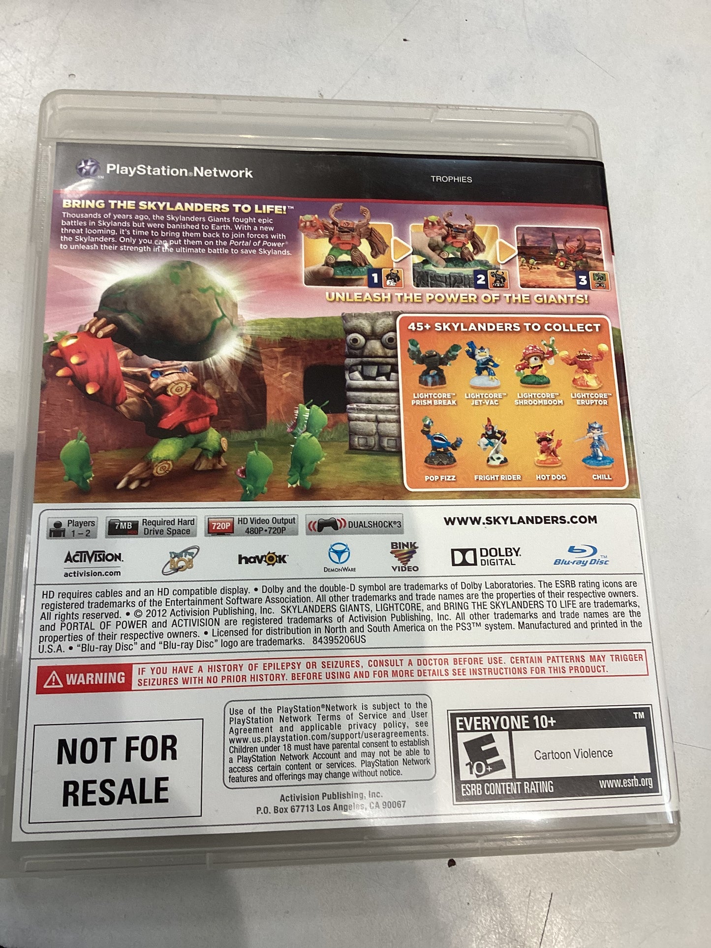 Skylanders Giants -PS3- Used