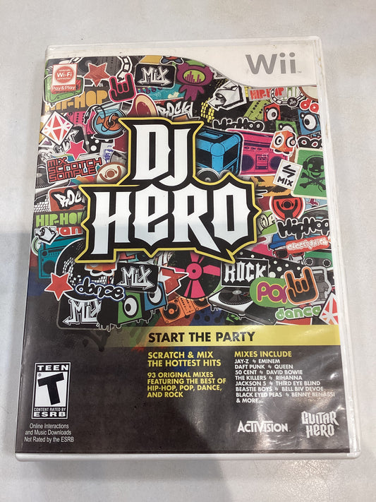DJ Hero -Wii- Used