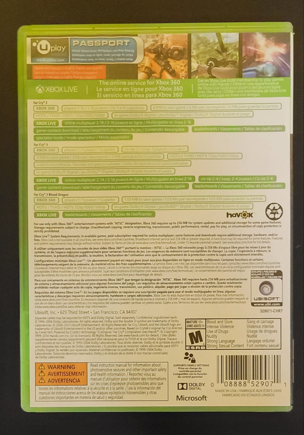 FarCry Compilation Pack - Xb360 - Used