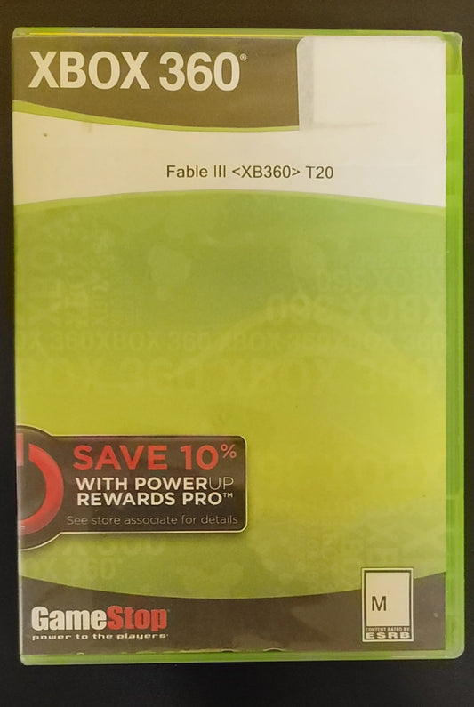 Fable 3 - Xb360 - Used