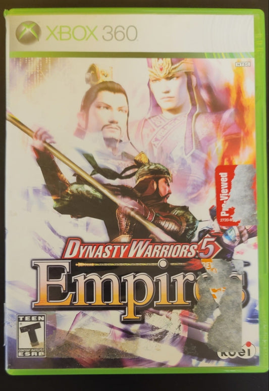 Dynasty Warriors 5 Empires - Xb360 - Used