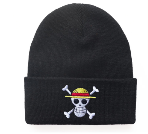 One Piece Beanie Clothing- Black