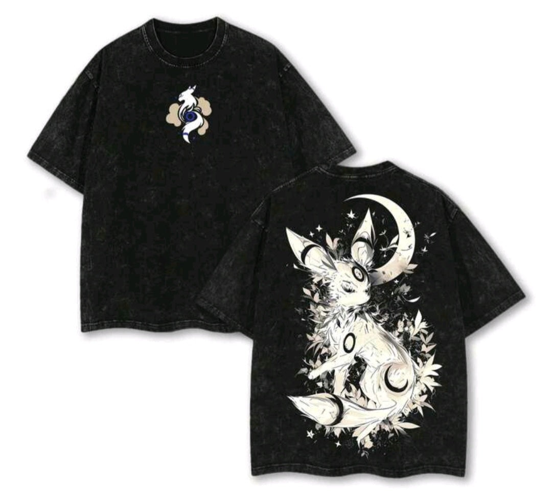 Umbreon Tshirt - Black - Clothing