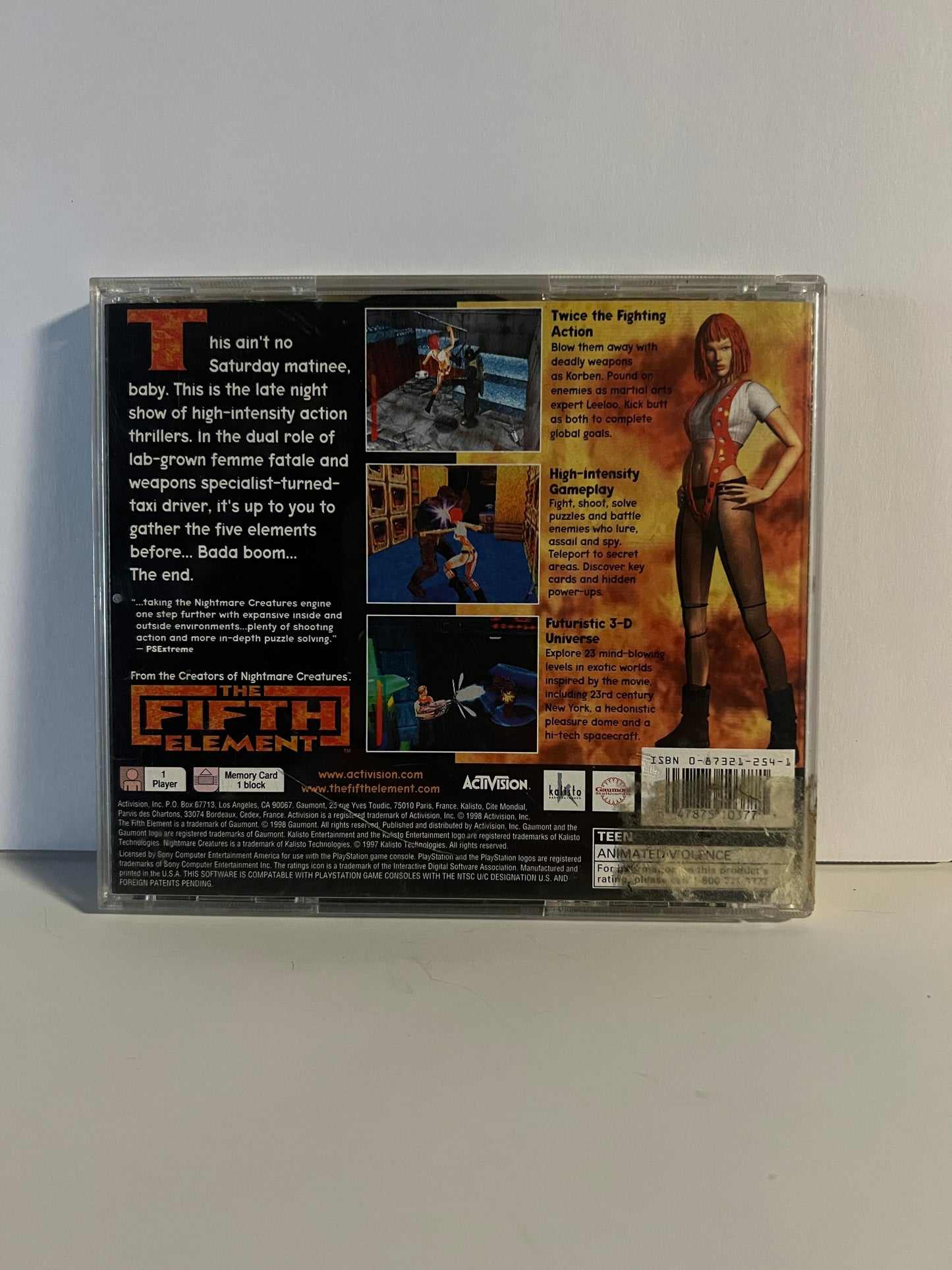 The Fifth Element - PS1 - Used