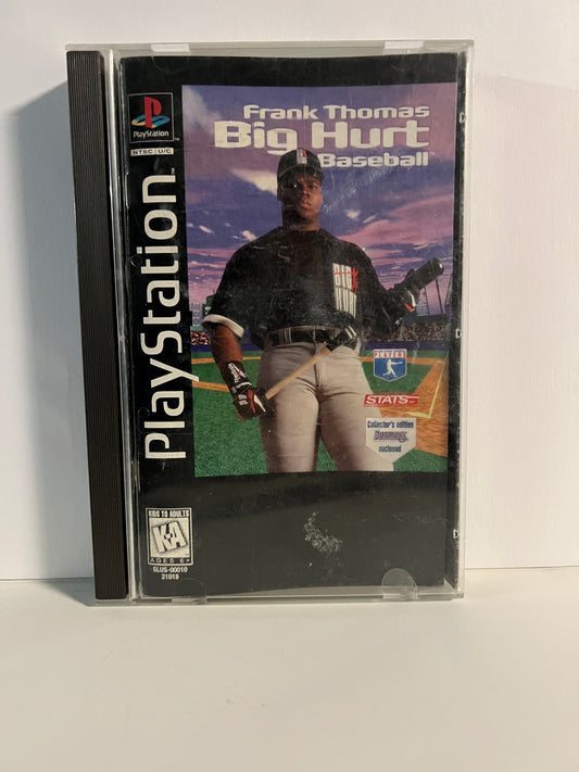 Frank Thomas Big Hurt Baseball - PS1 Game - Used