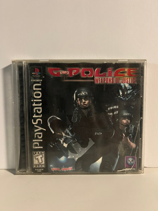 G-Police, Weapons of Justice - PS1 Game - Used