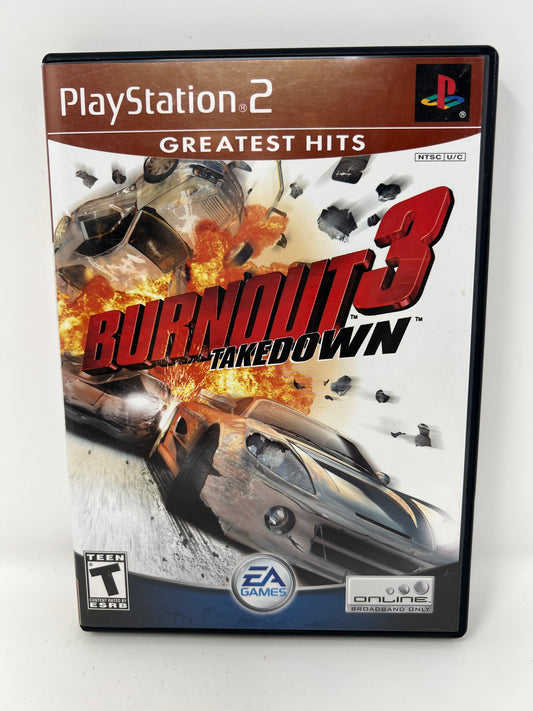 Burnout 3 Takedown (Greatest Hits) - PS2 Game - Used