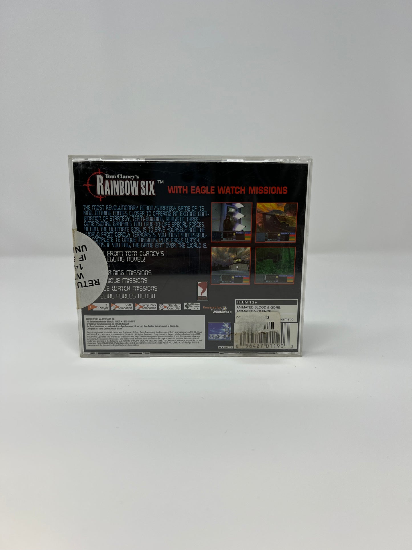 Tom Clancy's Rainbow Six - Dreamcast Game - Used