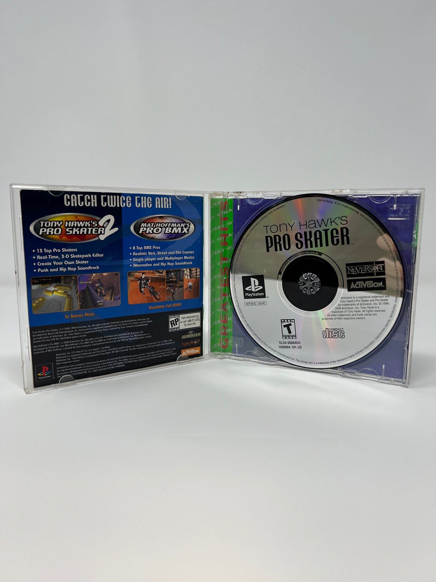 Tony Hawk's Pro Skater - PS1 Game - USed