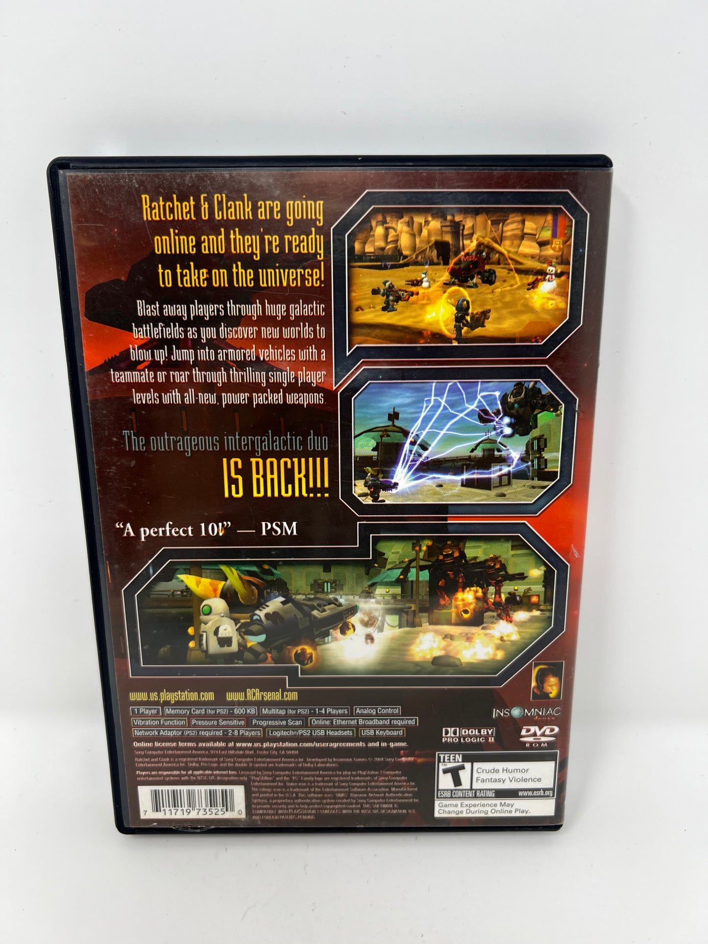 Ratchet and Clank Up Your Arsenal - PS2 Game - Used