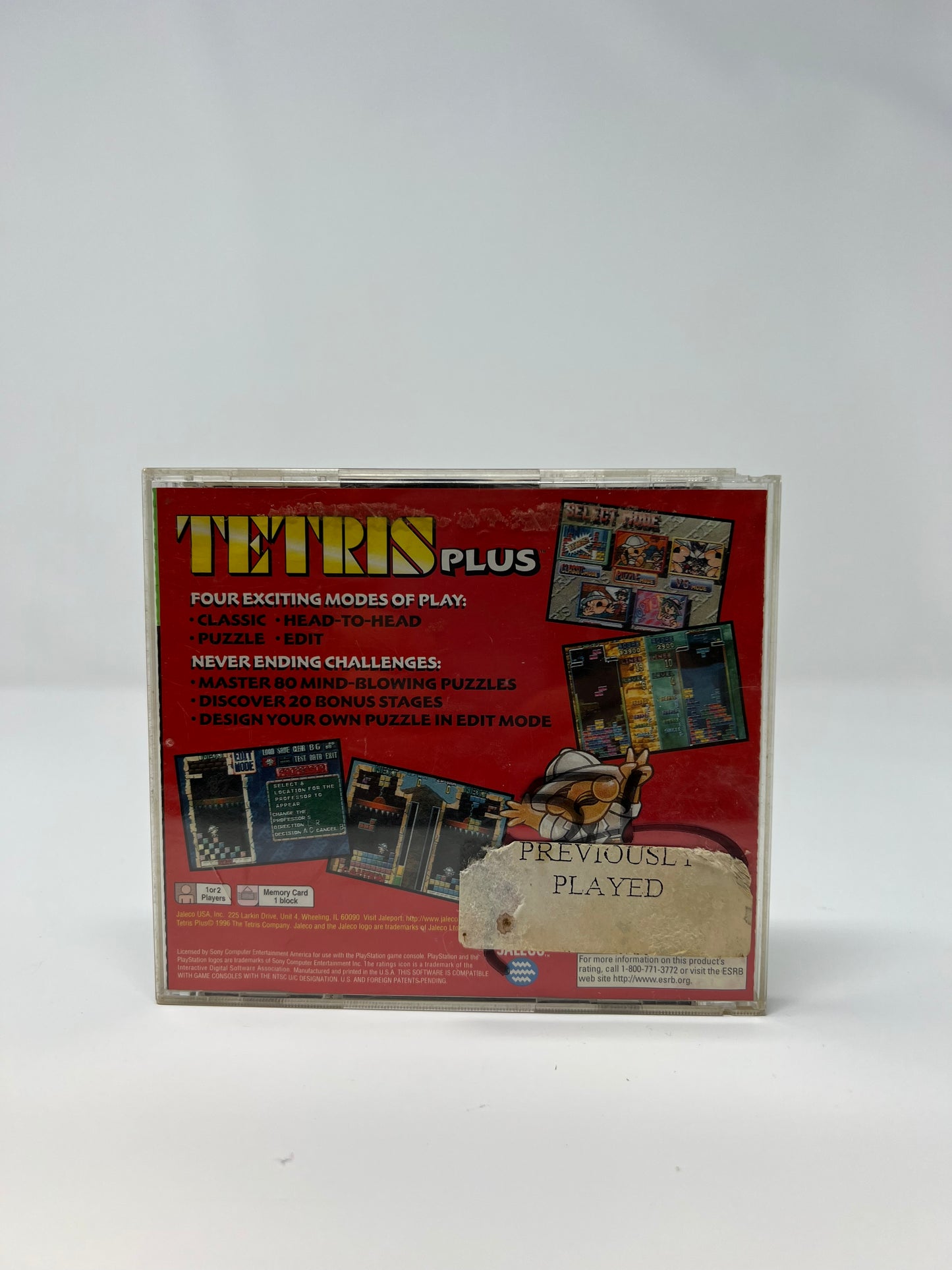 Tetris Plus (Greatest Hits) - PS1 Game - Used