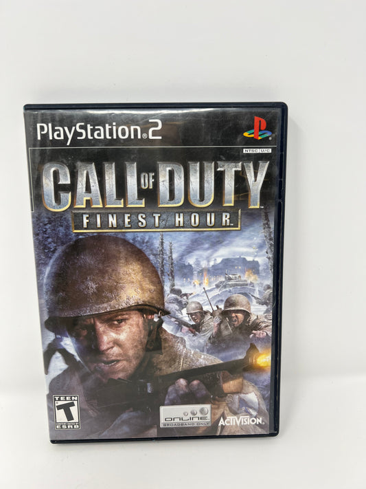 Call of Duty Finest Hour - PS2 Game - Used