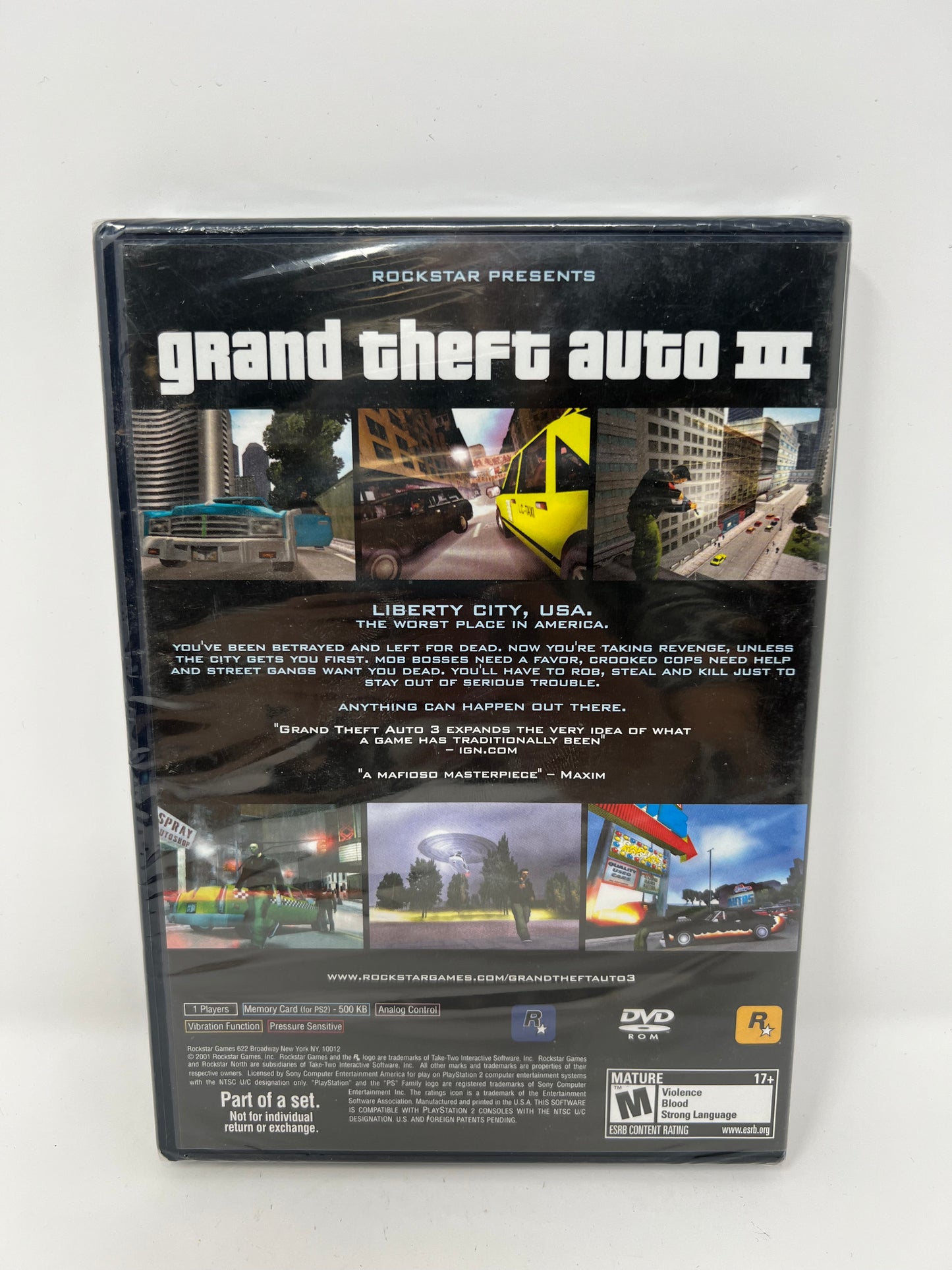 Grand Theft Auto III - PS2 Game - New
