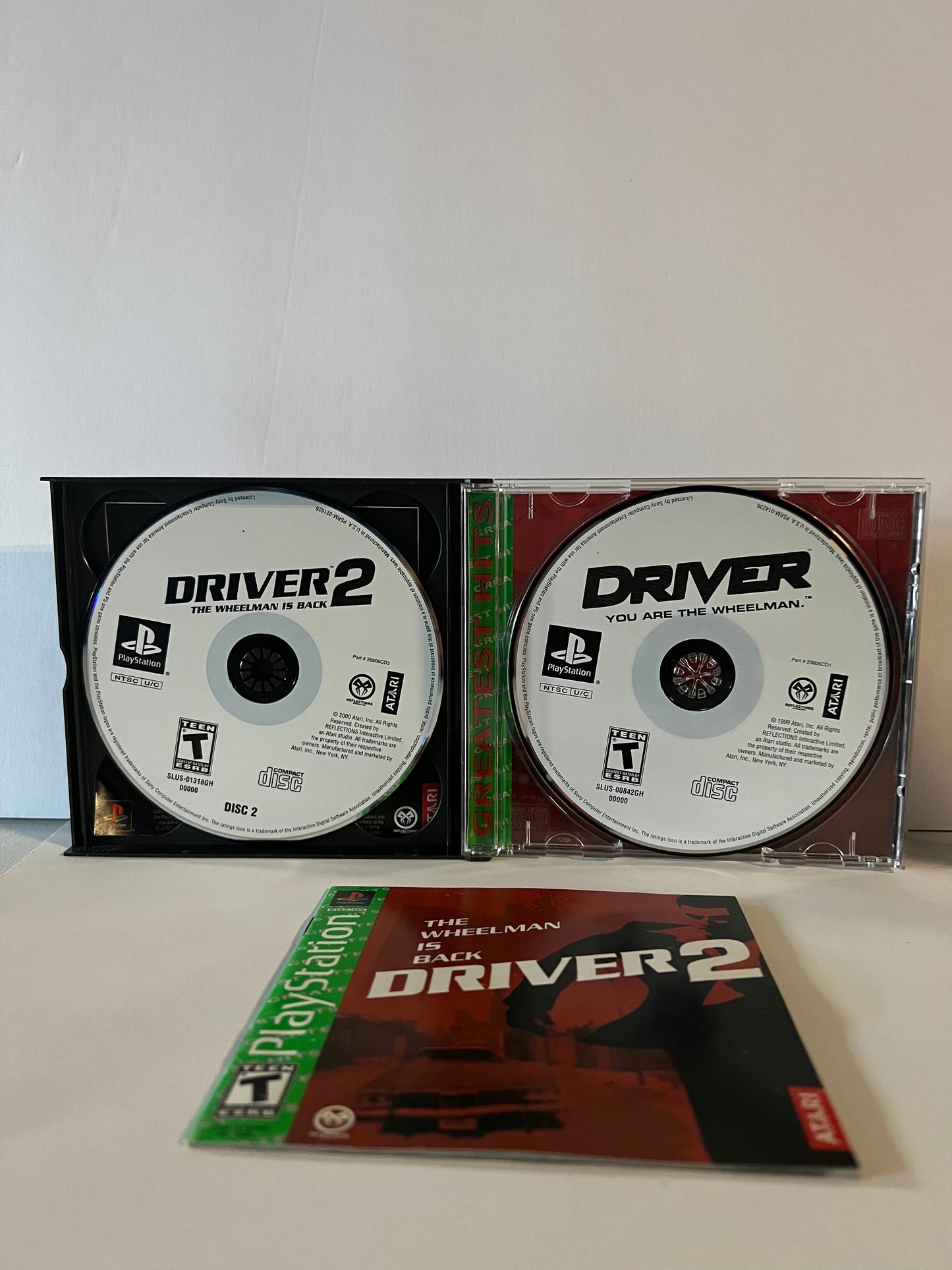 Driver 1 & 2 Twin Pack - PS1 Game - Used