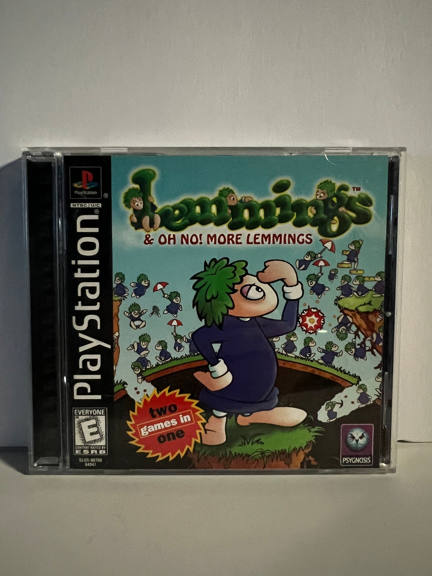 Lemmings & Oh No! More Lemmings - PS1 Game - Used