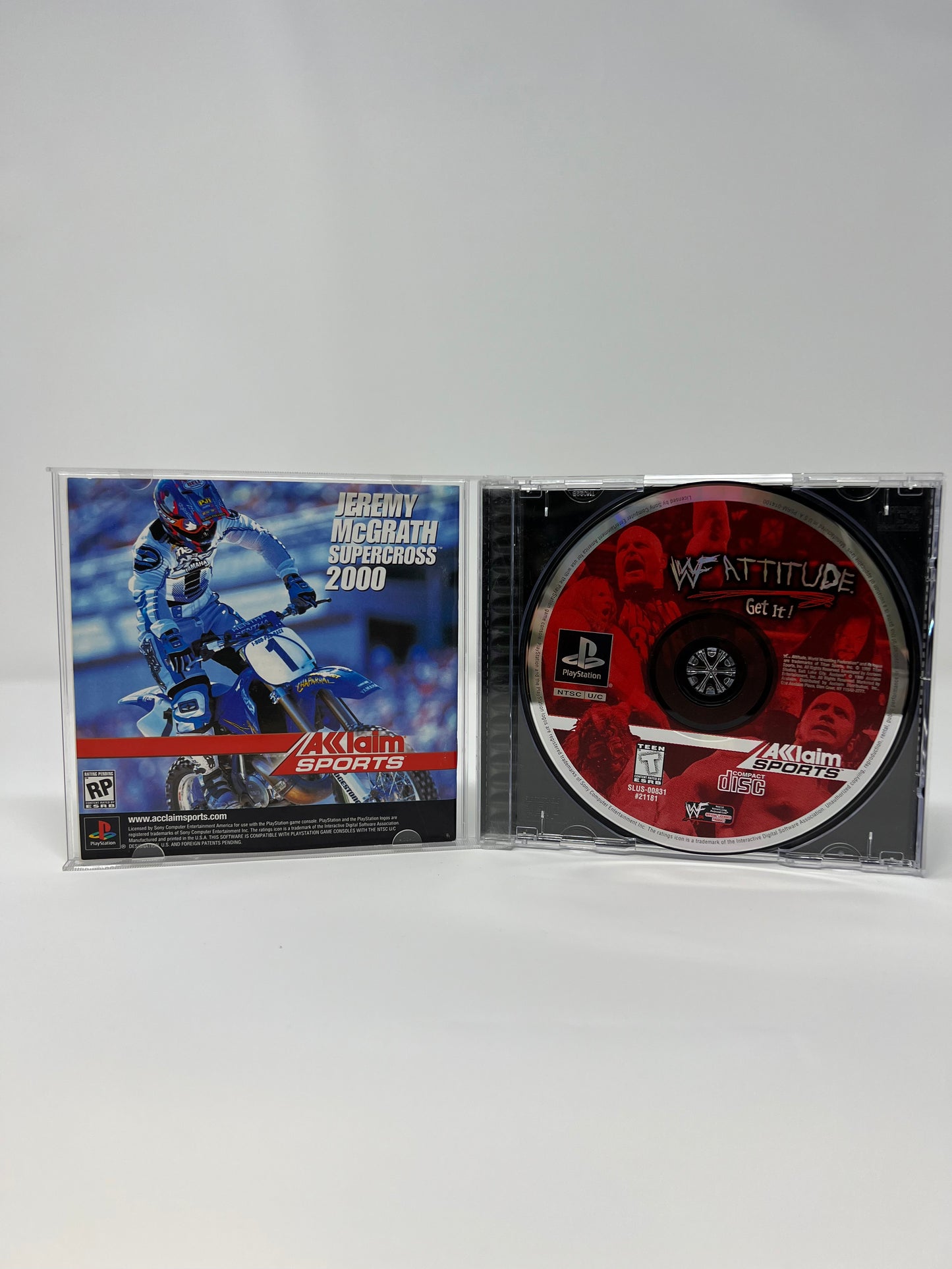 WWF Attitude - PS1 Game - Used