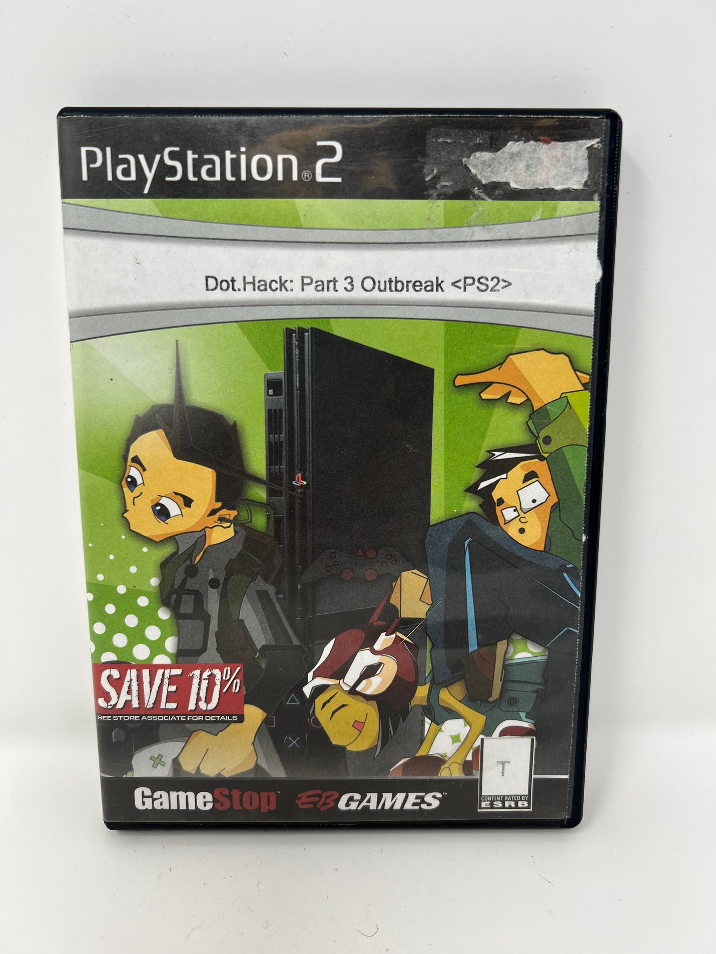 Dot.Hack: Part 3 Outbreak - PS2 Game - Used