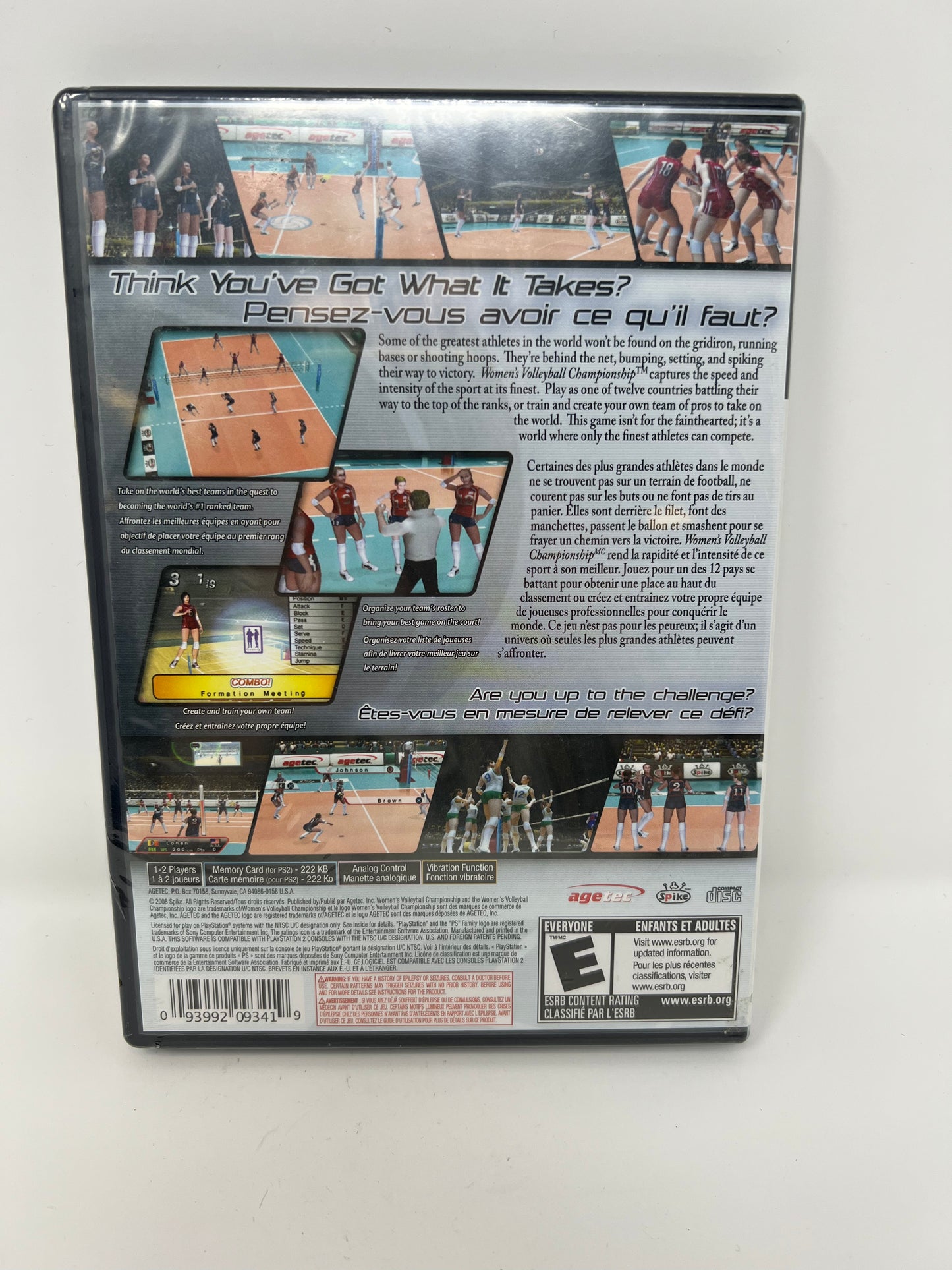 Women's Volleyball Championship - PS2 Game - Used