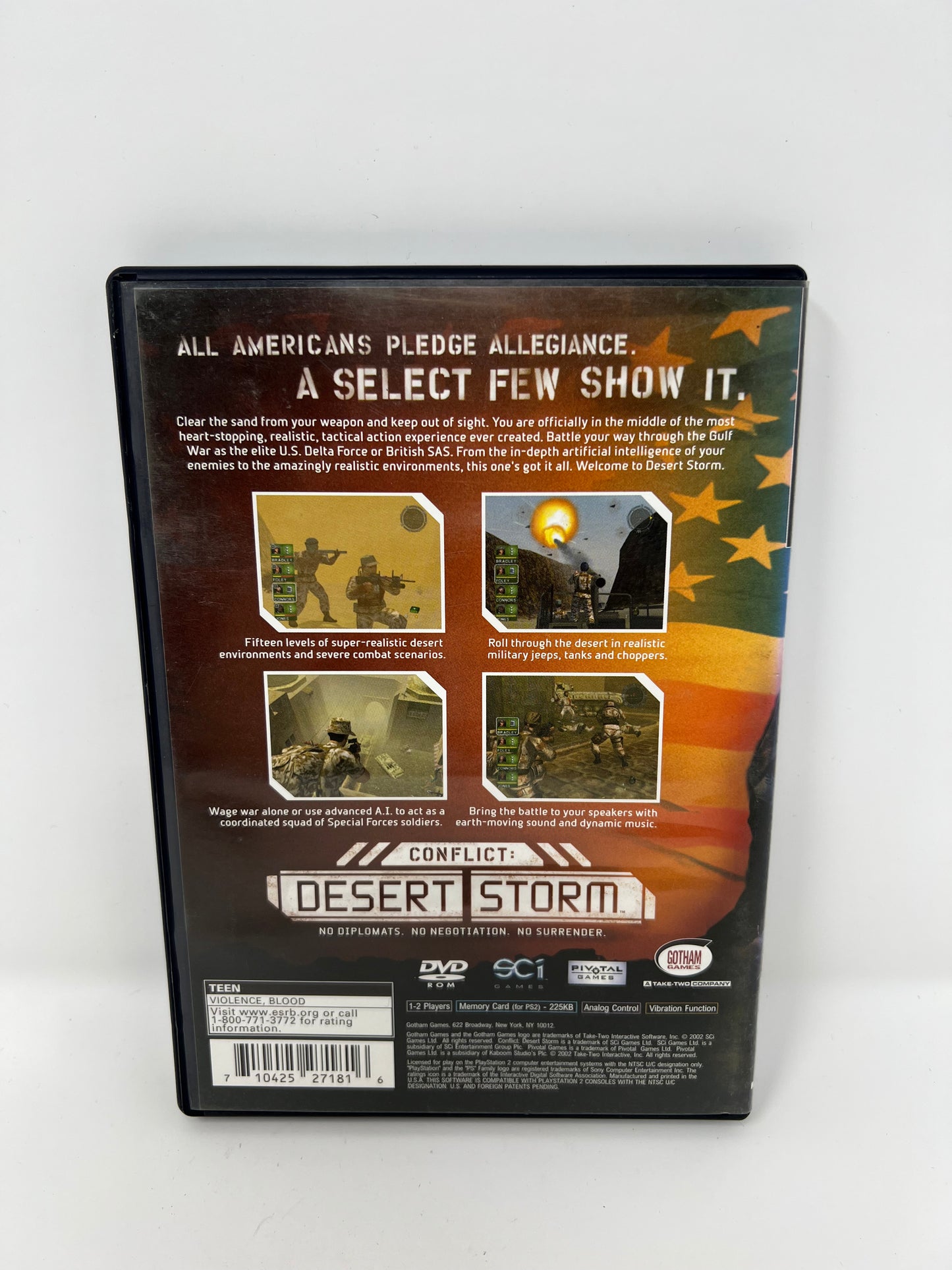 Conflict Desert Storm - PS2 Game - Used