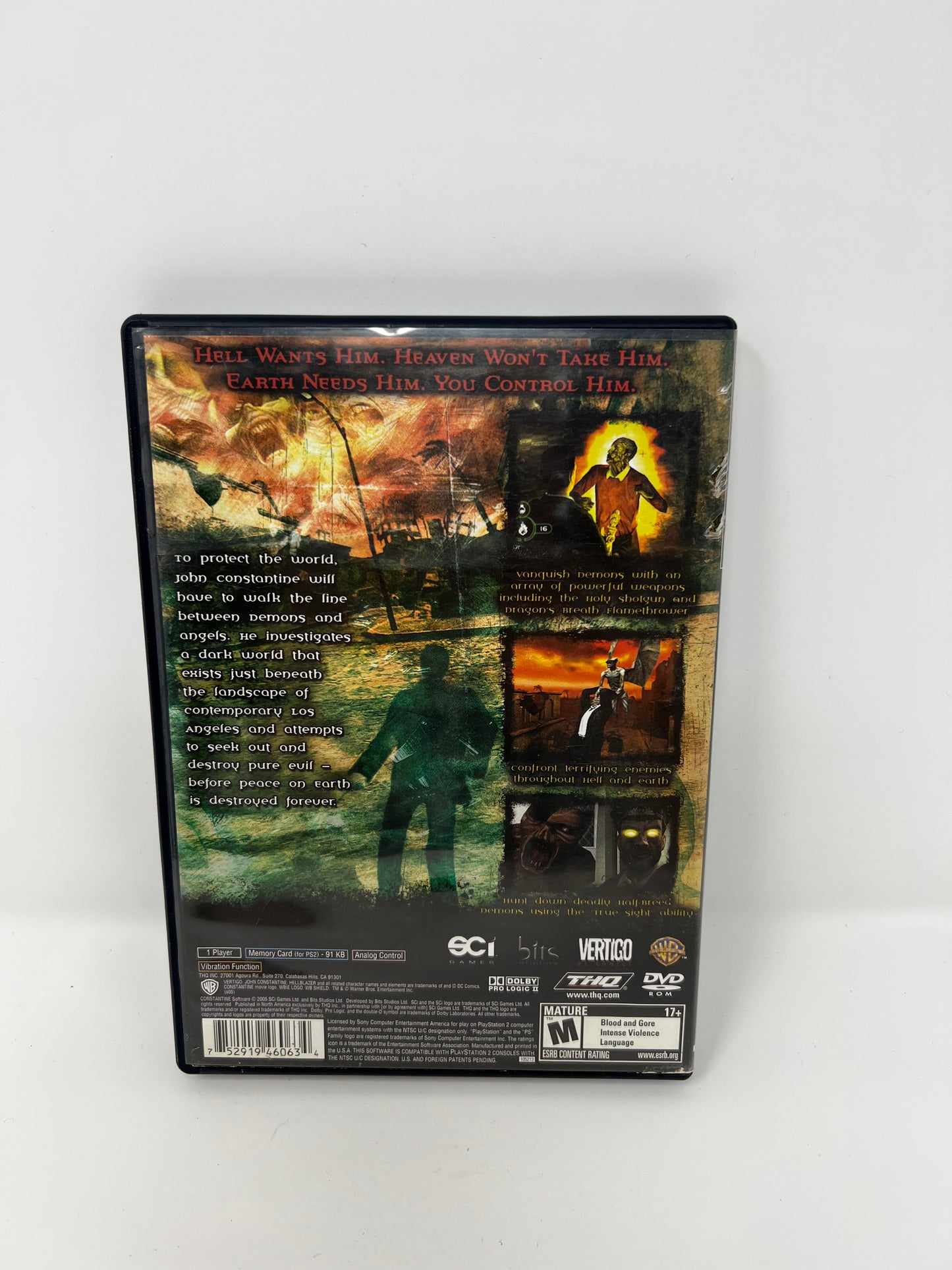 Constantine - PS2 Game - Used