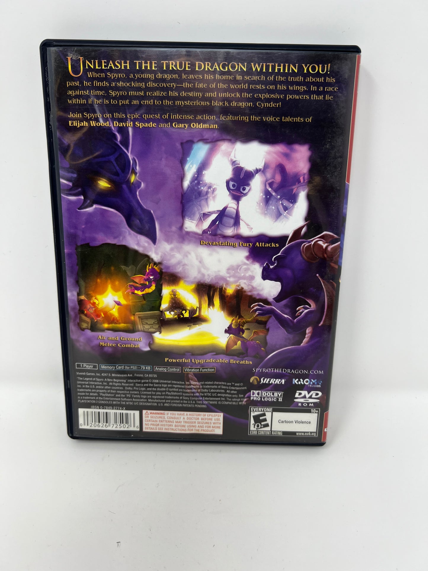 The Legend of Spyro A New Beginning (Greatest Hits) - PS2 Game - Used
