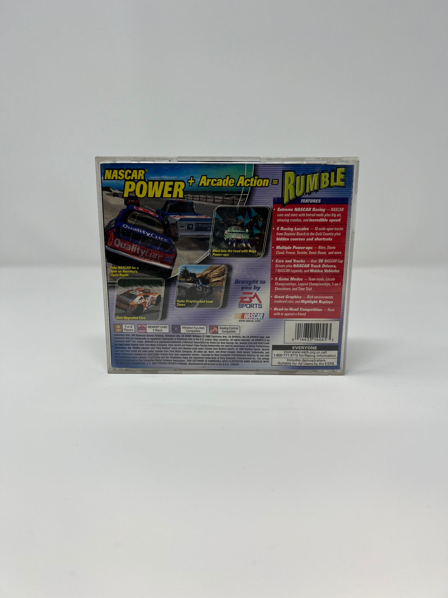 NASCAR Rumble - PS1 Game - Used